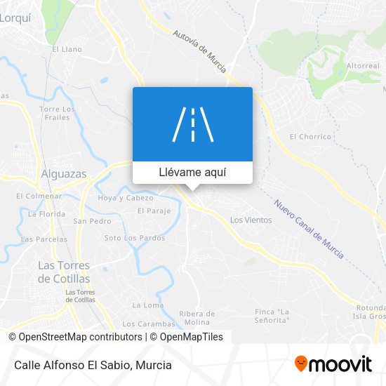 Mapa Calle Alfonso El Sabio