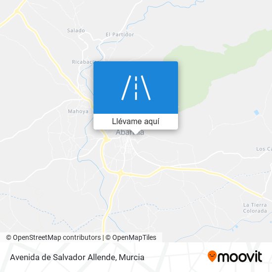 Mapa Avenida de Salvador Allende