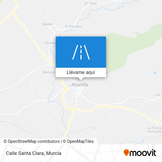 Mapa Calle Santa Clara
