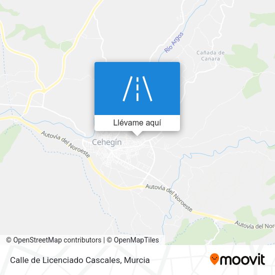 Mapa Calle de Licenciado Cascales