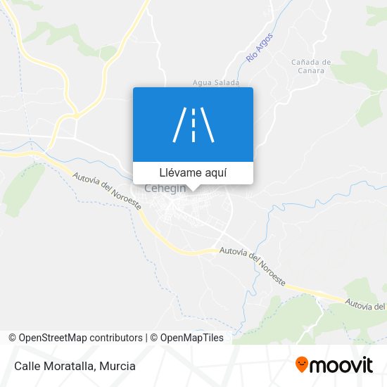 Mapa Calle Moratalla