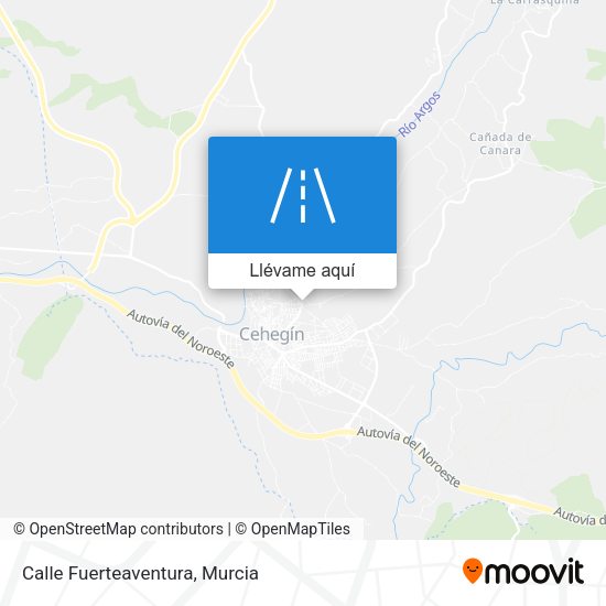 Mapa Calle Fuerteaventura