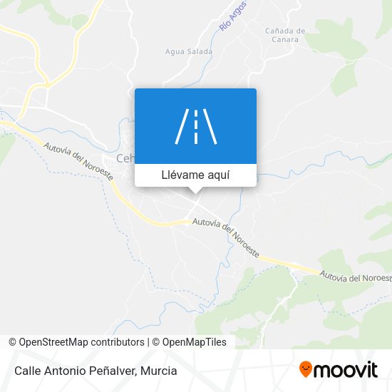 Mapa Calle Antonio Peñalver