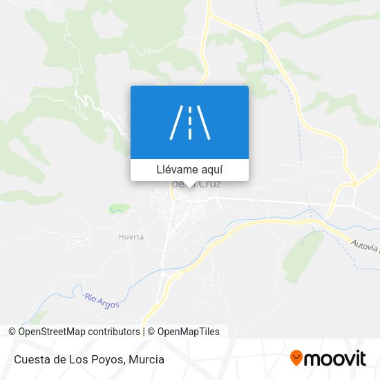 Mapa Cuesta de Los Poyos