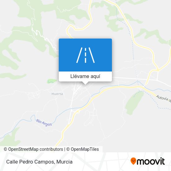 Mapa Calle Pedro Campos