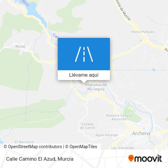 Mapa Calle Camino El Azud