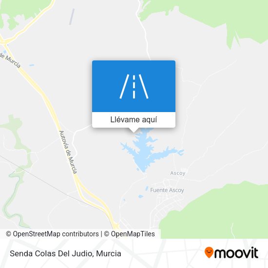 Mapa Senda Colas Del Judio