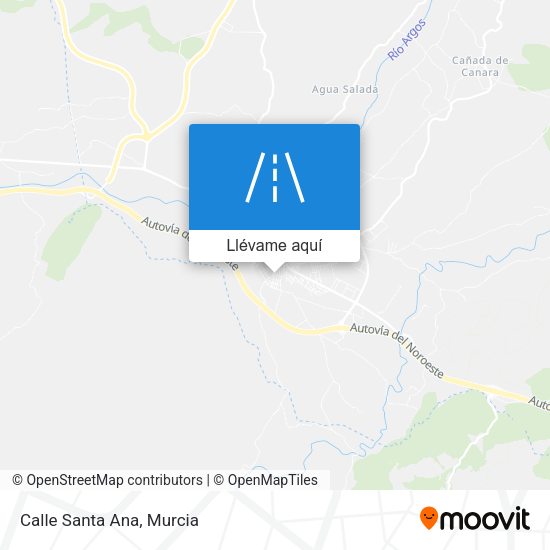 Mapa Calle Santa Ana