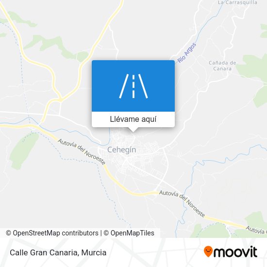 Mapa Calle Gran Canaria