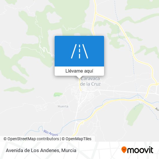 Mapa Avenida de Los Andenes