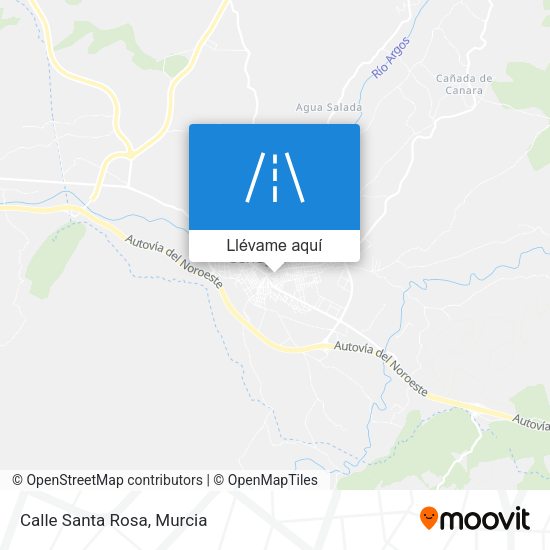 Mapa Calle Santa Rosa