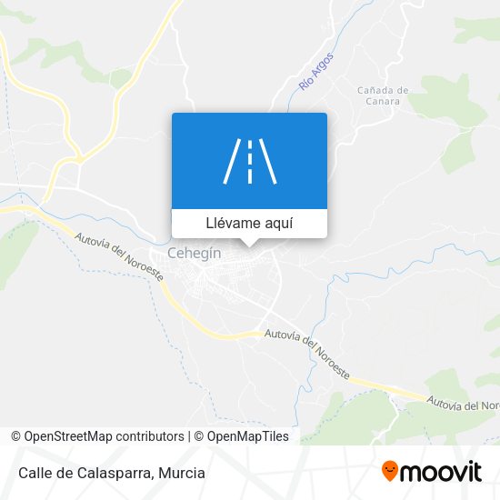 Mapa Calle de Calasparra