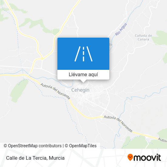 Mapa Calle de La Tercia