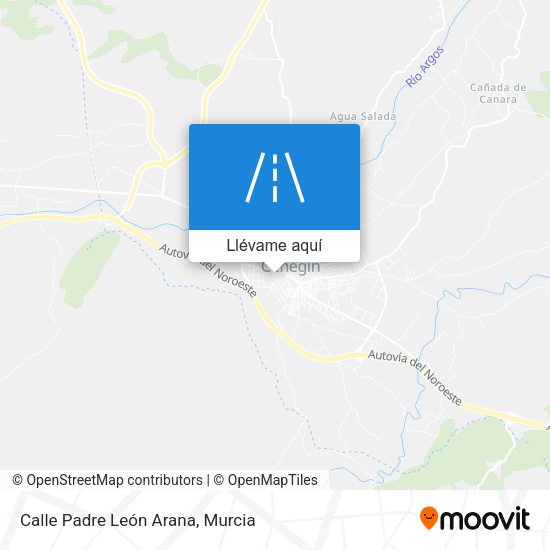 Mapa Calle Padre León Arana