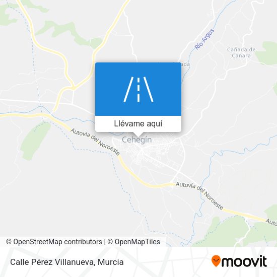 Mapa Calle Pérez Villanueva