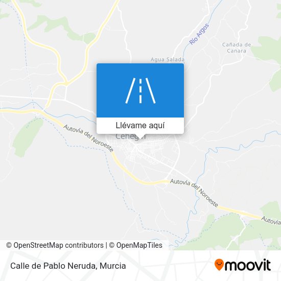 Mapa Calle de Pablo Neruda