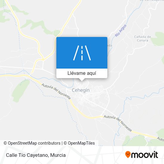 Mapa Calle Tío Cayetano