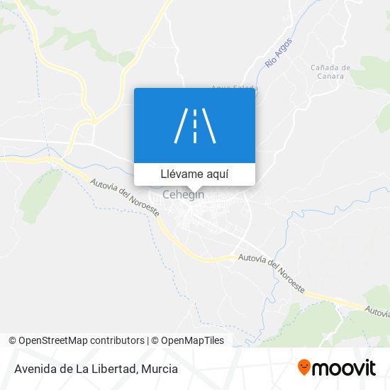 Mapa Avenida de La Libertad