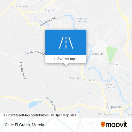 Mapa Calle El Greco