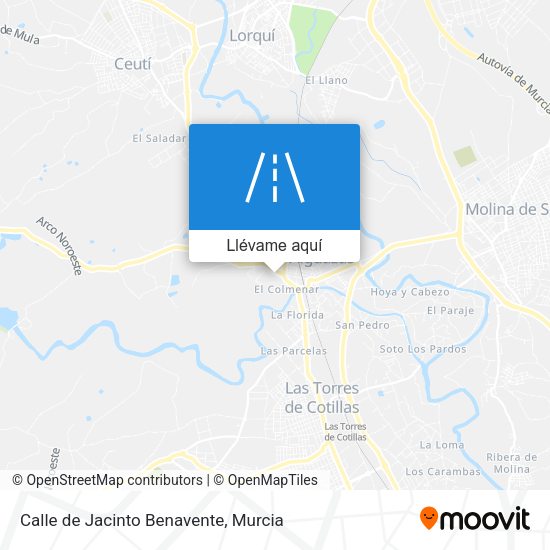 Mapa Calle de Jacinto Benavente