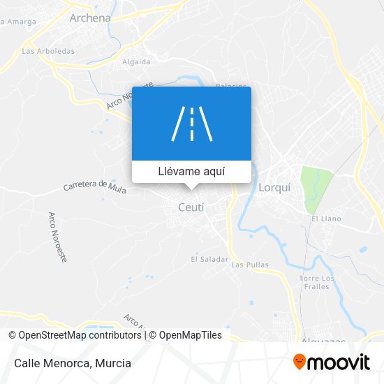 Mapa Calle Menorca