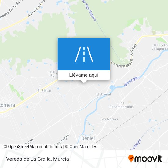 Mapa Vereda de La Gralla