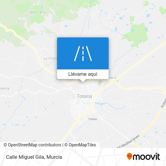 Mapa Calle Miguel Gila