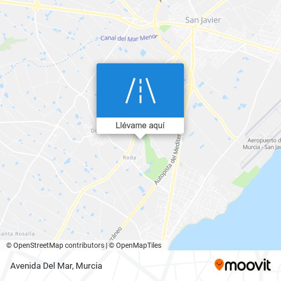 Mapa Avenida Del Mar