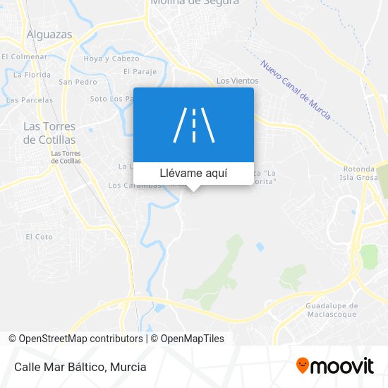 Mapa Calle Mar Báltico