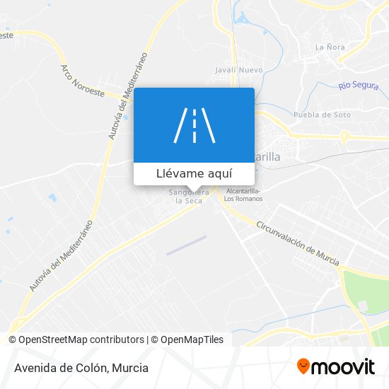 Mapa Avenida de Colón