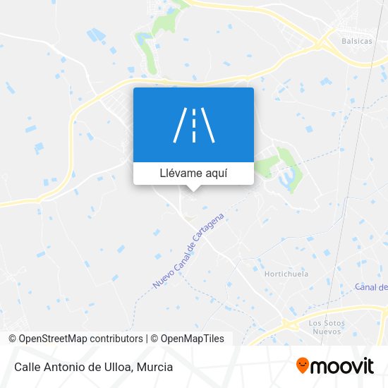 Mapa Calle Antonio de Ulloa
