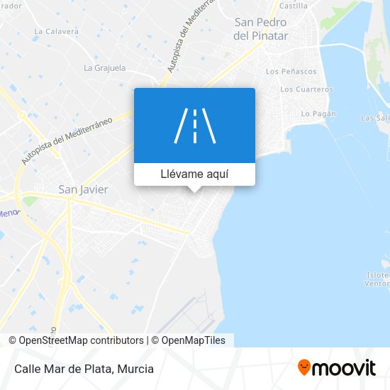 Mapa Calle Mar de Plata