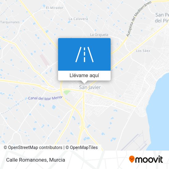 Mapa Calle Romanones
