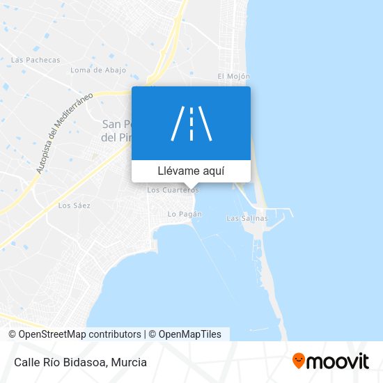 Mapa Calle Río Bidasoa