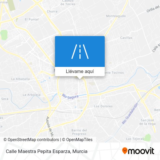 Mapa Calle Maestra Pepita Esparza