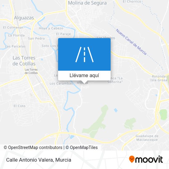 Mapa Calle Antonio Valera