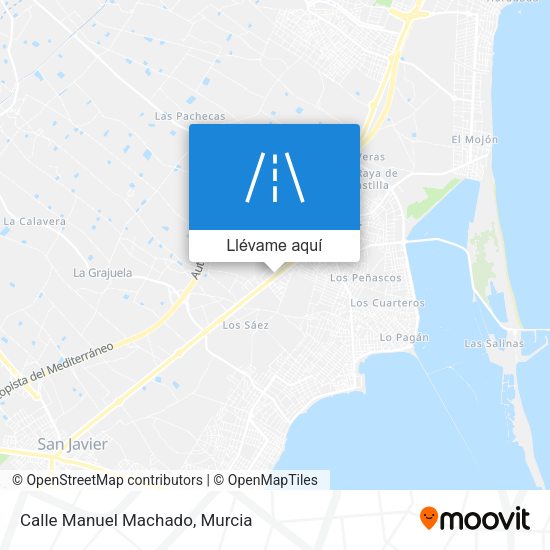 Mapa Calle Manuel Machado