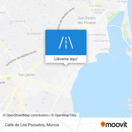 Mapa Calle de Los Pozuelos