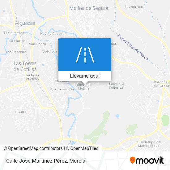 Mapa Calle José Martínez Pérez