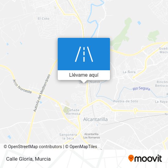 Mapa Calle Gloría