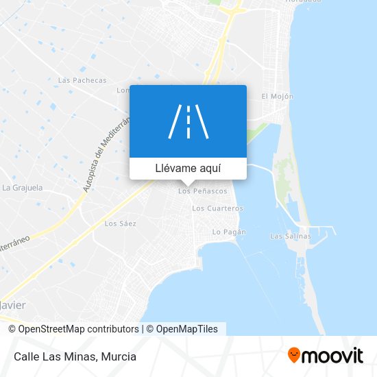 Mapa Calle Las Minas