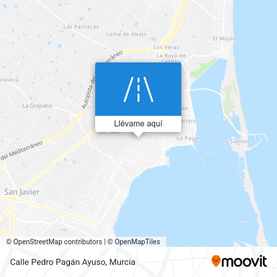 Mapa Calle Pedro Pagán Ayuso