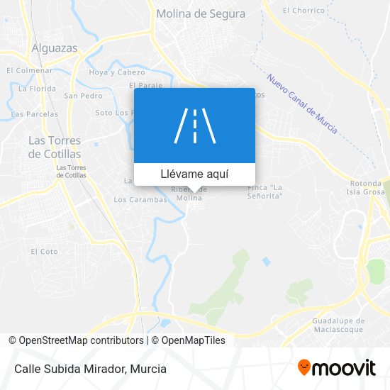 Mapa Calle Subida Mirador