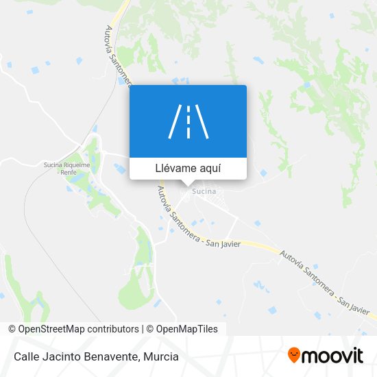 Mapa Calle Jacinto Benavente