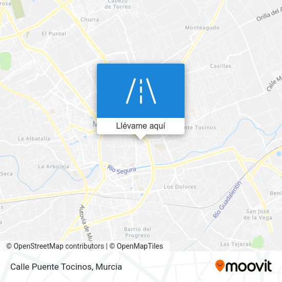 Mapa Calle Puente Tocinos