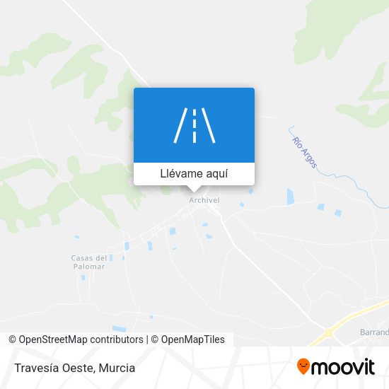 Mapa Travesía Oeste