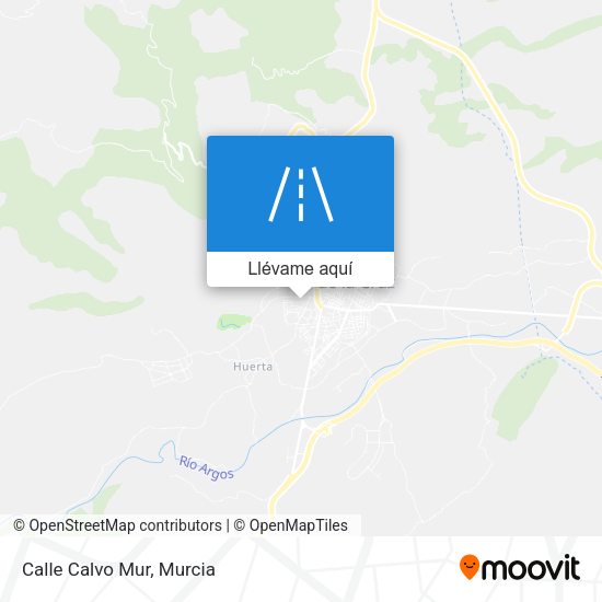 Mapa Calle Calvo Mur