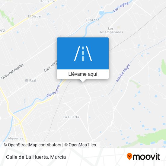 Mapa Calle de La Huerta