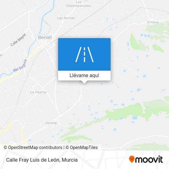 Mapa Calle Fray Luis de León