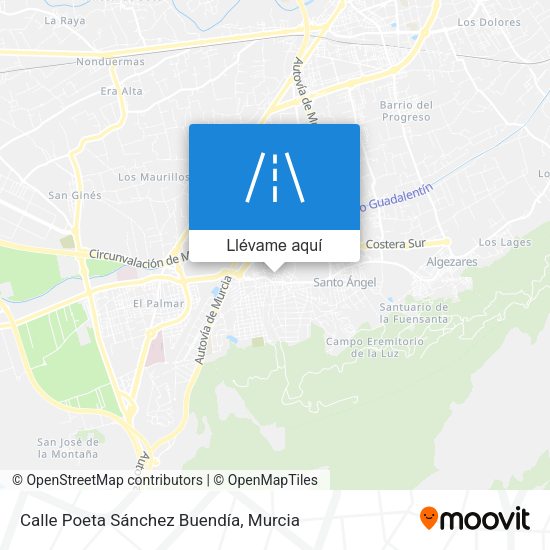 Mapa Calle Poeta Sánchez Buendía
